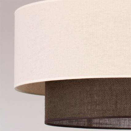 Brilagi - светодиодная люстра на подвесе в стиле BOHO 3xE27/15W/230V Ø 60 см кремовый/коричневый