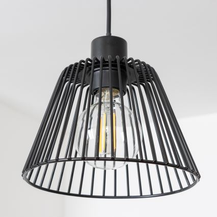 Brilagi - светодиодная люстра на тросе CERIA WIRE 1xE27/40W/230V, диаметр 21 см, чёрная