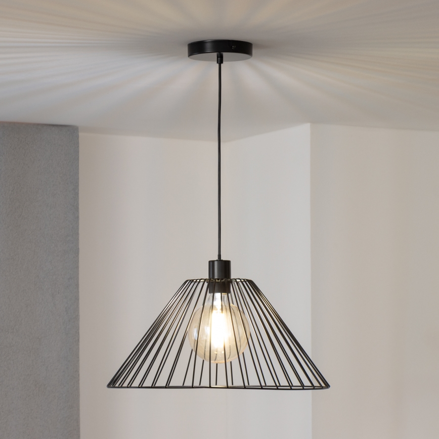 Brilagi - светодиодная люстра на тросе CERIA WIRE 1xE27/40W/230V, Ø 45 см, черная