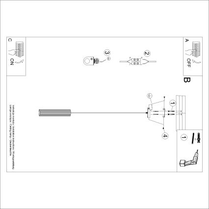 Brilagi - Светодиодная люстра на тросе CRESTO 1xGU10/10W/230V бордовая