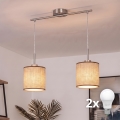 Brilagi - светодиодная люстра на тросе NUBILA 2xE27/60W/230V коричневая