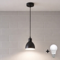Brilagi - светодиодная люстра на тросе RIDDY 1xE27/60W/230V чёрная