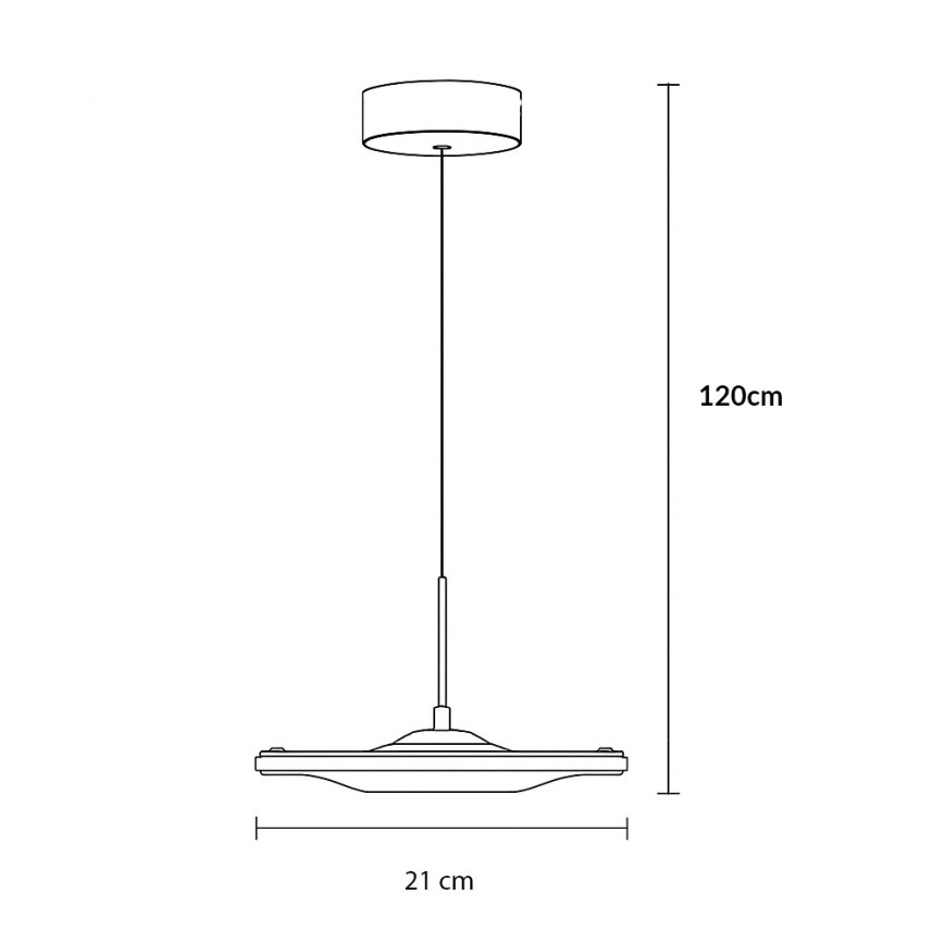 Brilagi - светодиодная люстра на тросе VERANO LED/15W/230V