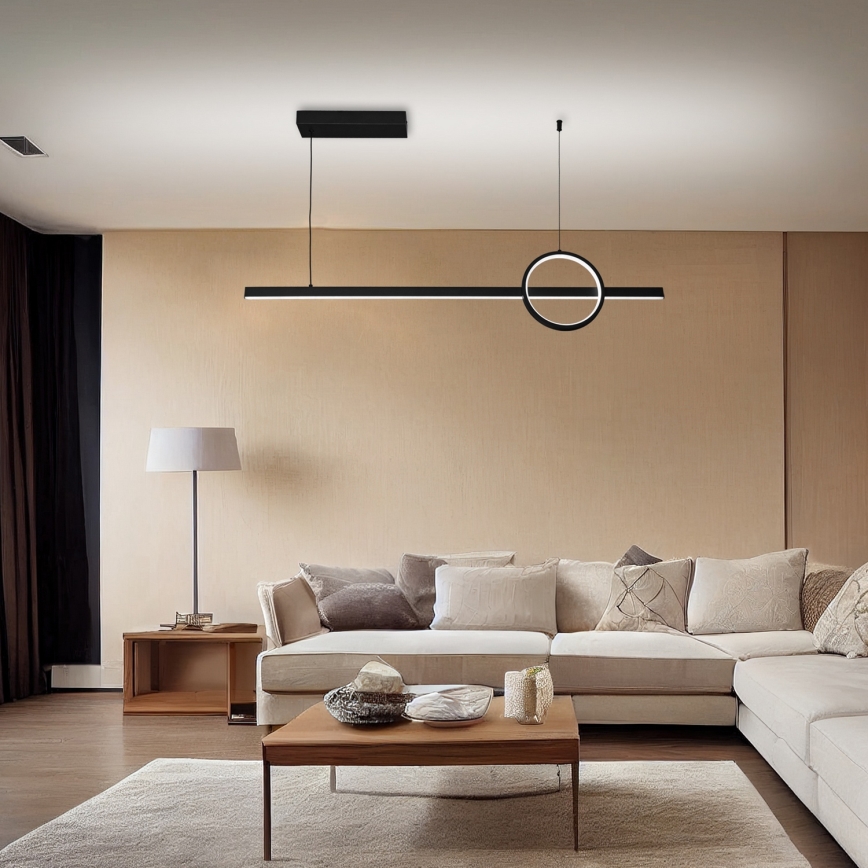 Brilagi - Светодиодная регулируемая люстра на тросе NIVIO LED/20W/230V 3000/4000/6000K + дистанционное управление