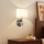 Brilagi - Светодиодная настенная лампа DAYA 1xE14/40W/230V + LED/3W белый/матовый хром