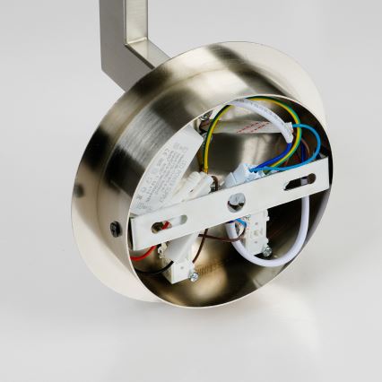 Brilagi - Светодиодная настенная лампа DAYA 1xE14/40W/230V + LED/3W белый/матовый хром