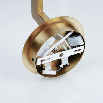 Brilagi - Светодиодная настенная лампа DAYA 1xE14/40W/230V + LED/3W кремовый/золотистый