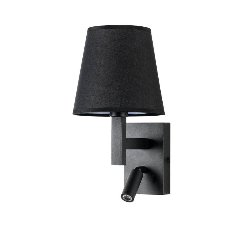 Brilagi - Светодиодная настенная лампа DEYA 1xE14/40W/230V + LED/3W черный