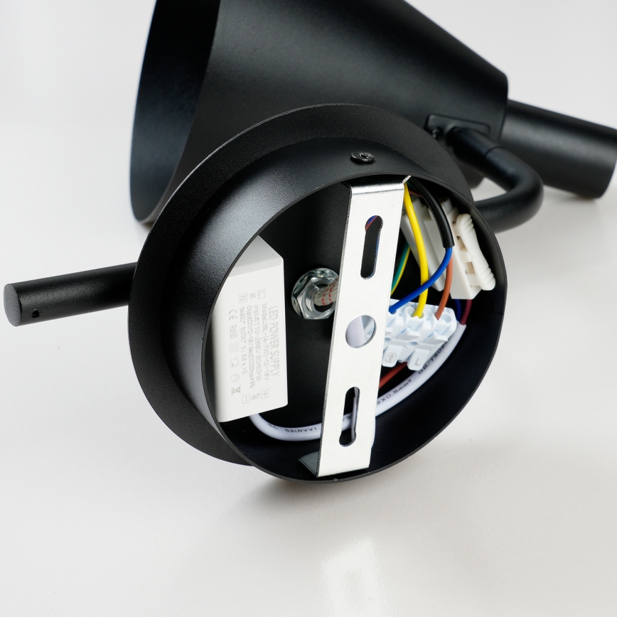 Brilagi - Светодиодная настенная лампа LUCERA LED/3W/230V черный