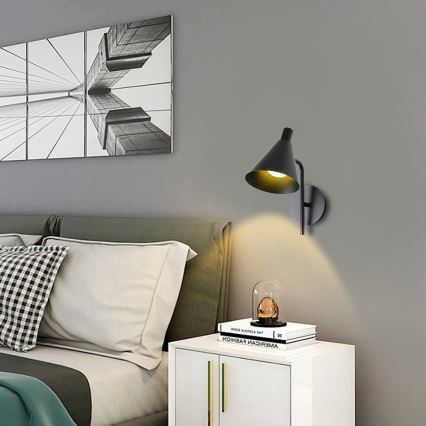 Brilagi - Светодиодная настенная лампа LUCERA LED/3W/230V черный