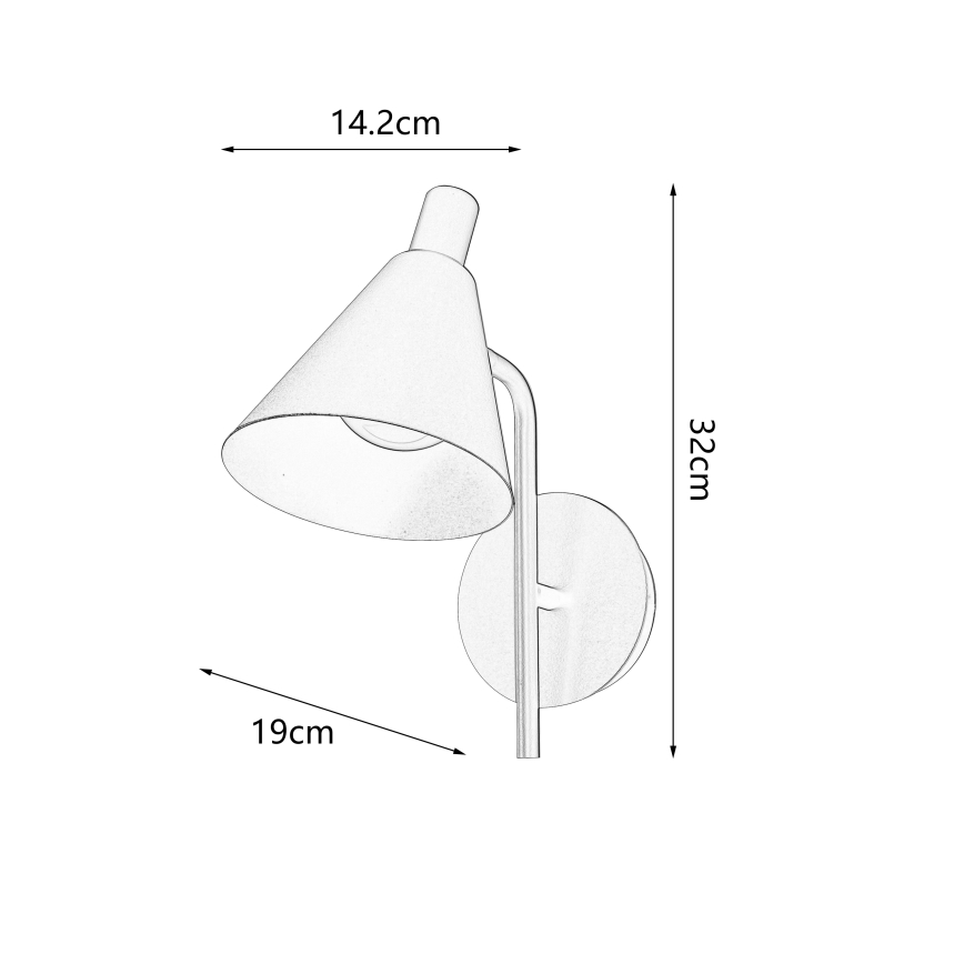 Brilagi - Светодиодная настенная лампа LUCERA LED/3W/230V черный