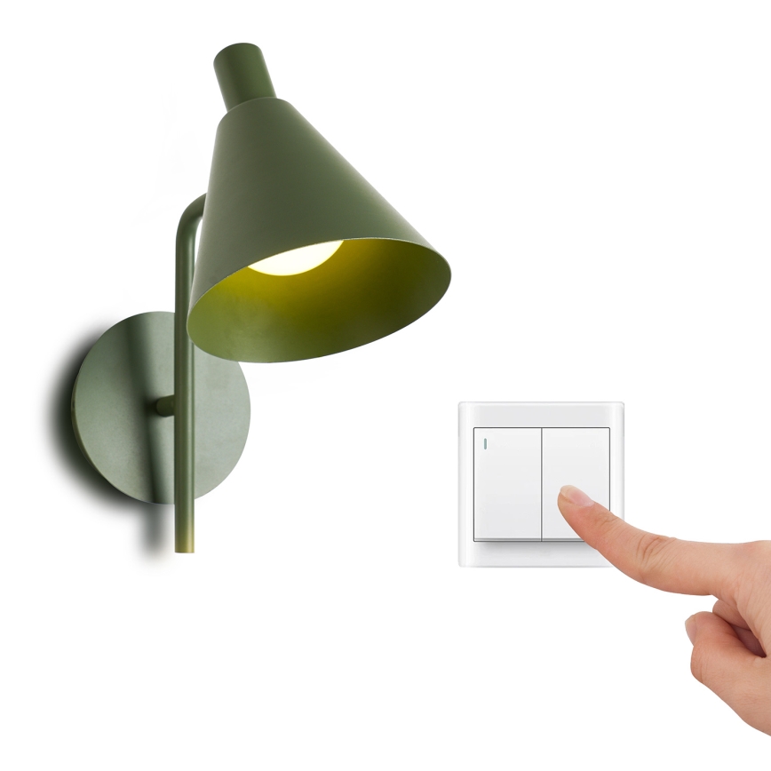 Brilagi - Светодиодная настенная лампа LUCERA LED/3W/230V зеленый