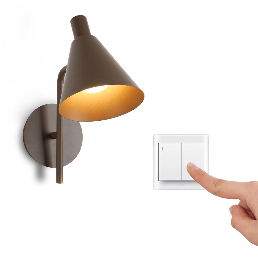 Brilagi - Светодиодная настенная лампа LUCERA LED/3W/230V коричневый