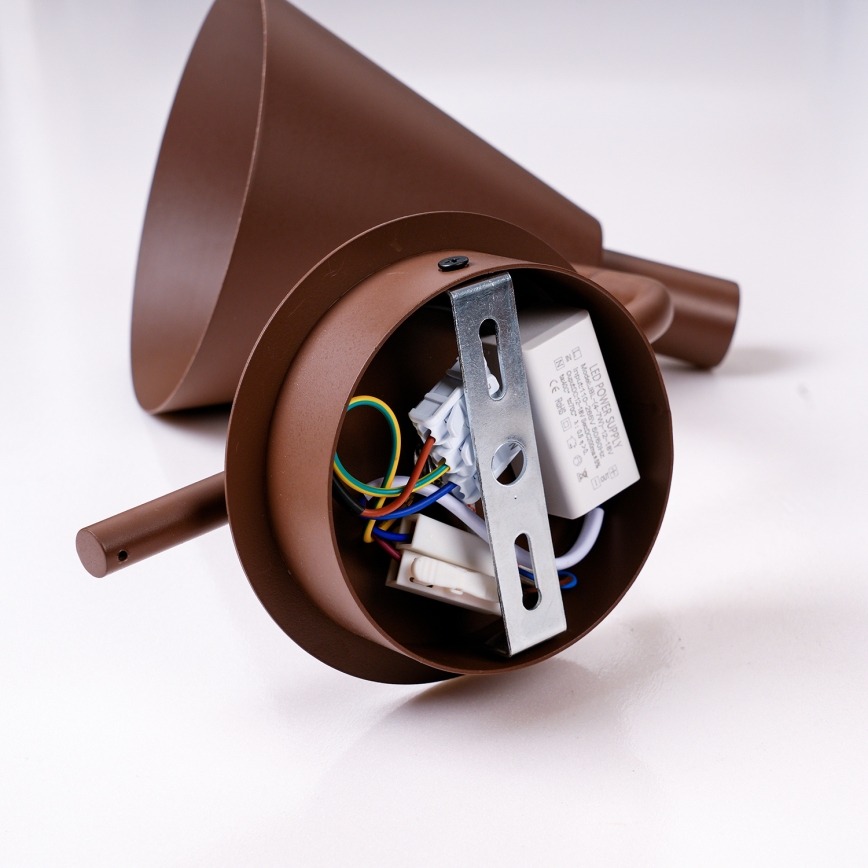 Brilagi - Светодиодная настенная лампа LUCERA LED/3W/230V коричневый