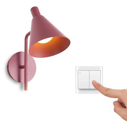 Brilagi - Светодиодная настенная лампа LUCERA LED/3W/230V красный бордовый