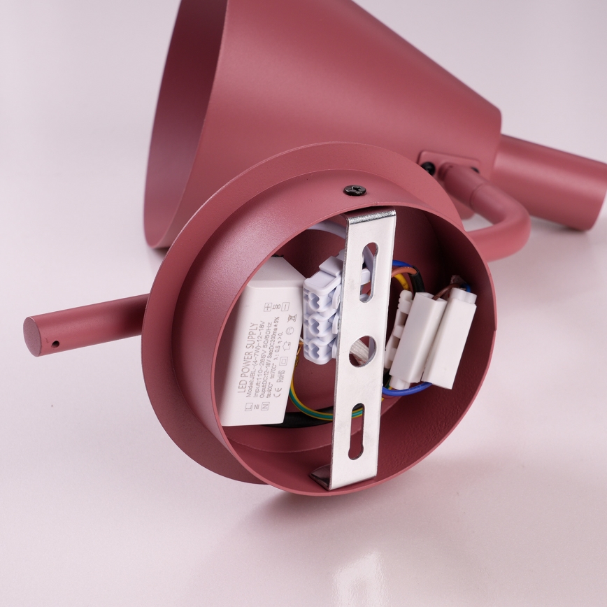 Brilagi - Светодиодная настенная лампа LUCERA LED/3W/230V красный бордовый