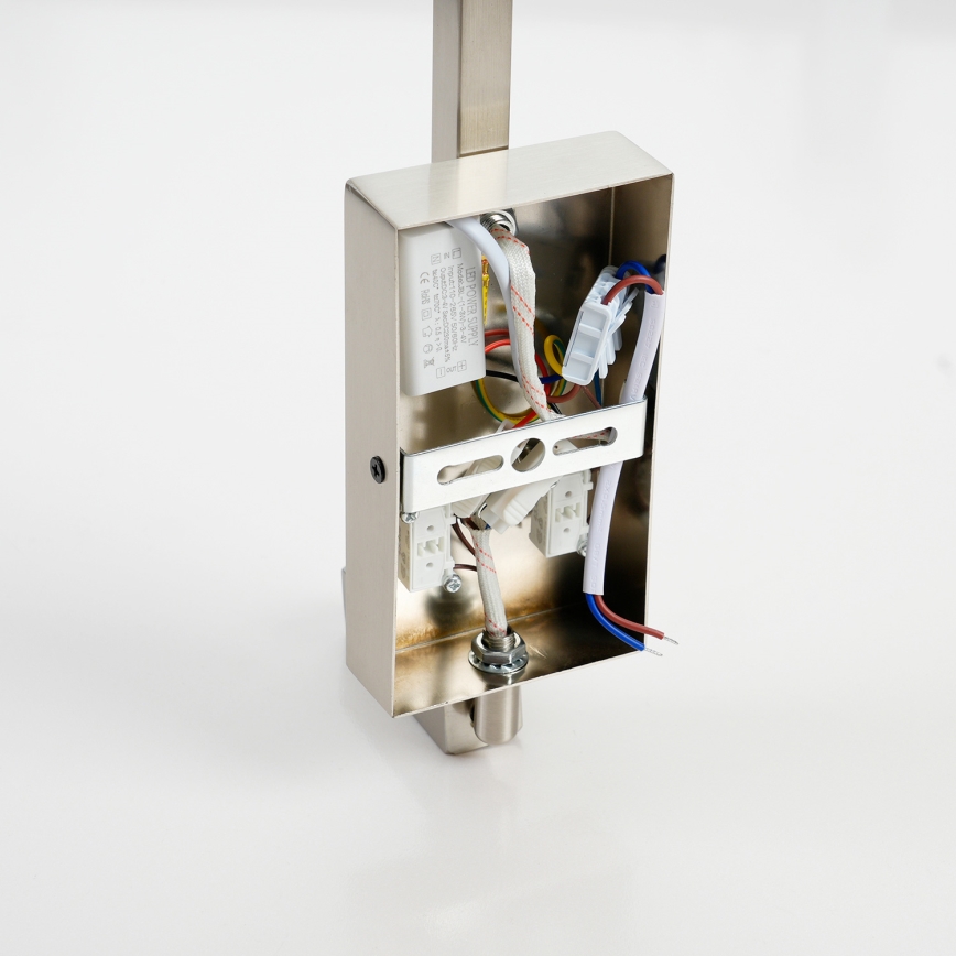 Brilagi - Светодиодная настенная лампа RAYA 1xE14/40W/230V + LED/3W белый/матовый хром