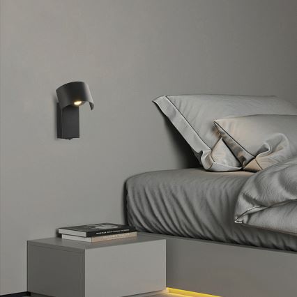 Brilagi - Светодиодная настенная лампа VASTO LED/3W/230V черный