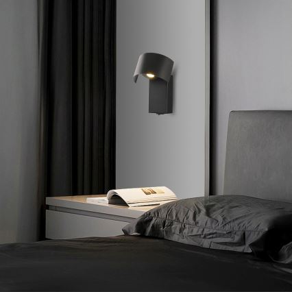 Brilagi - Светодиодная настенная лампа VASTO LED/3W/230V черный