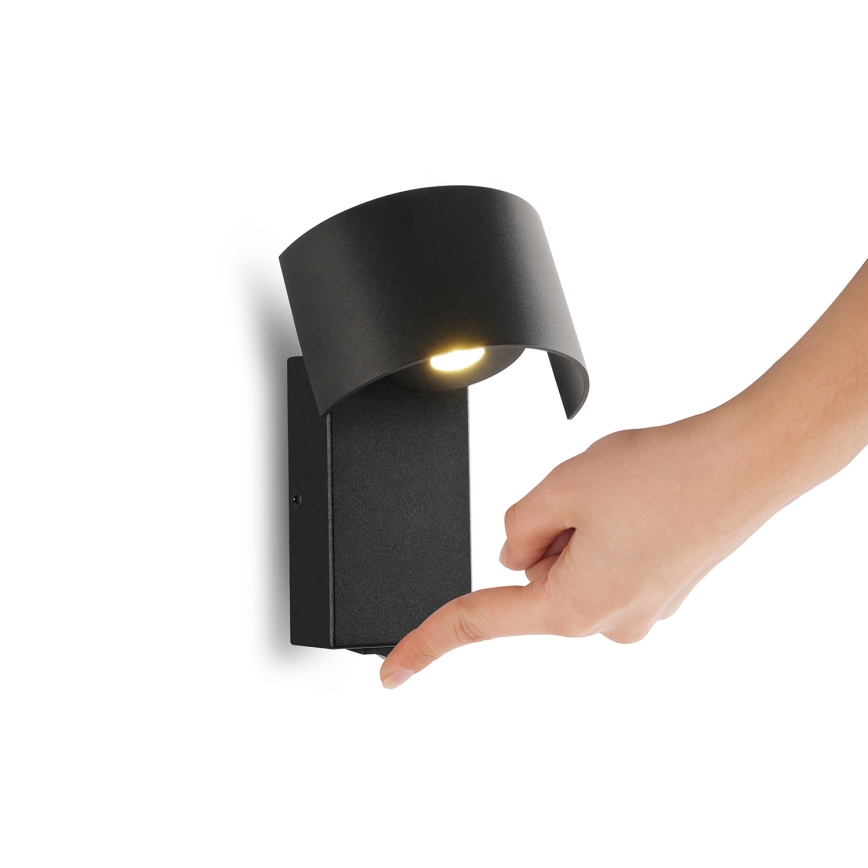 Brilagi - Светодиодная настенная лампа VASTO LED/3W/230V черный