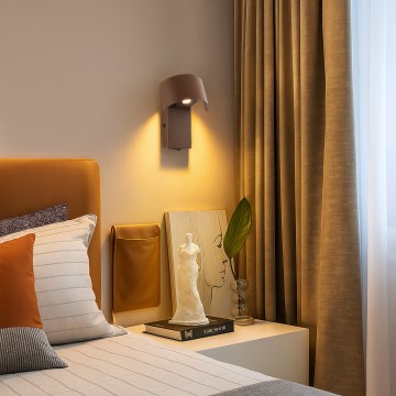 Brilagi - Светодиодная настенная лампа VASTO LED/3W/230V коричневый