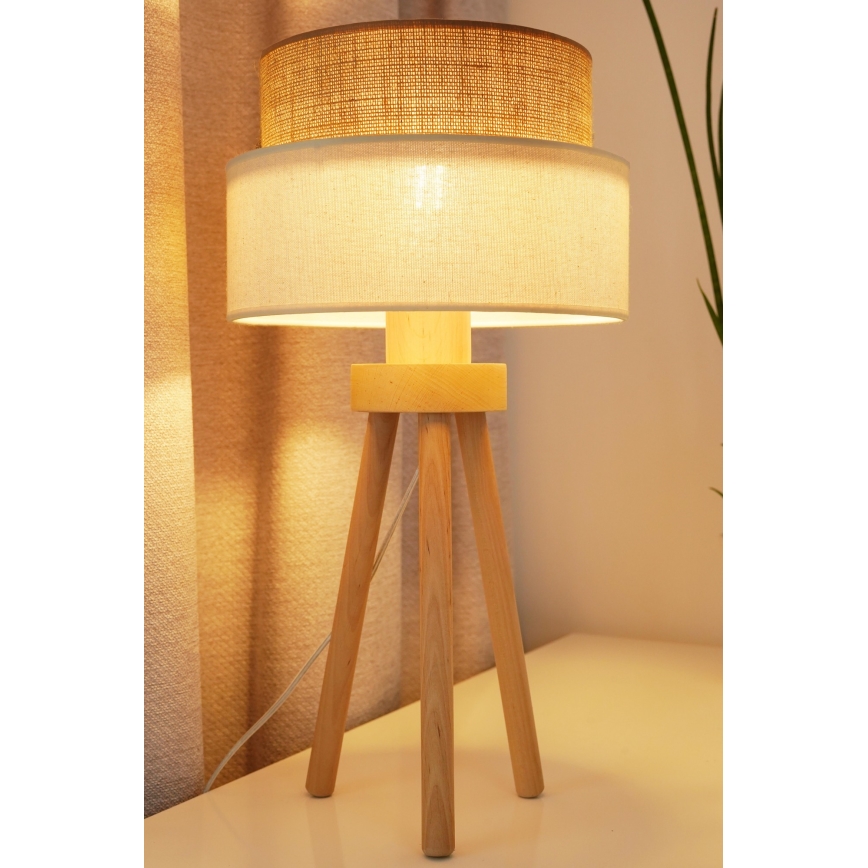 Brilagi - Светодиодная настольная лампа BOHO STYLE 1xE27/15W/230V