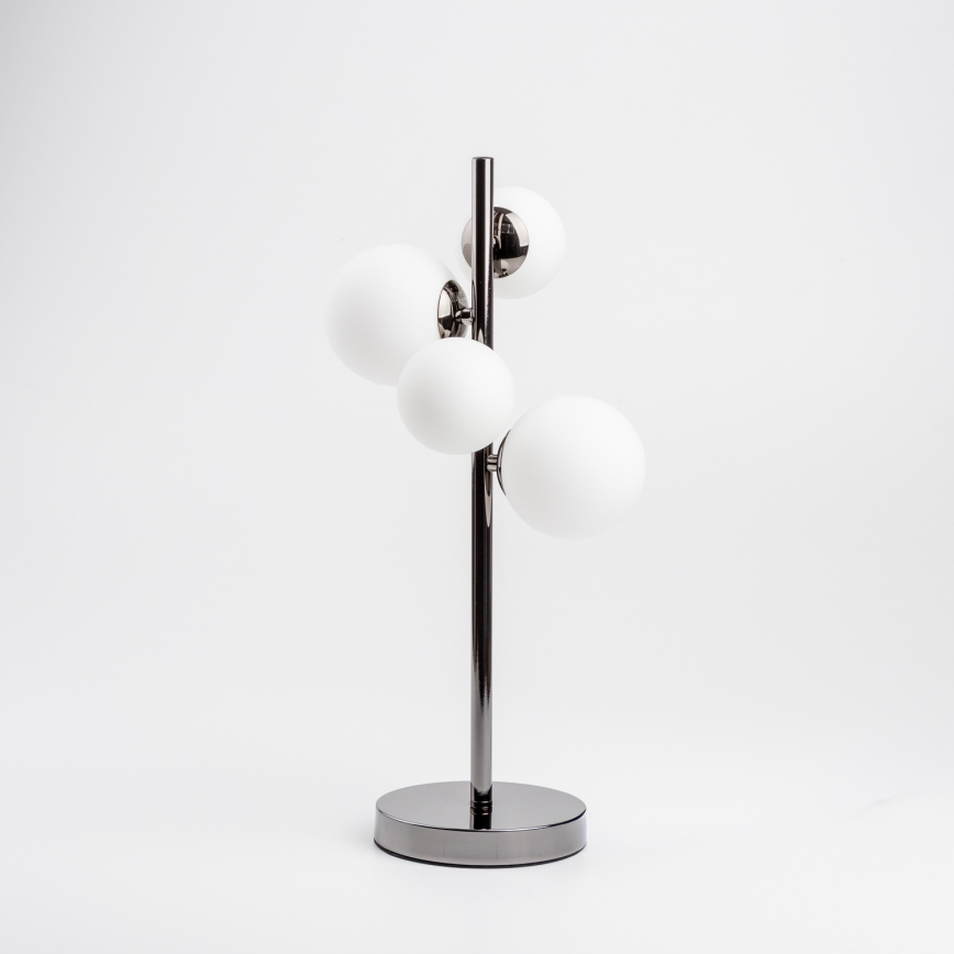 Brilagi - Светодиодная настольная лампа MILLA 4xG9/3W/230V блестящий хром/белый