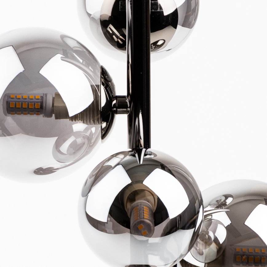 Brilagi - Светодиодная настольная лампа MILLA 4xG9/3W/230V блестящий хром/дымчатый