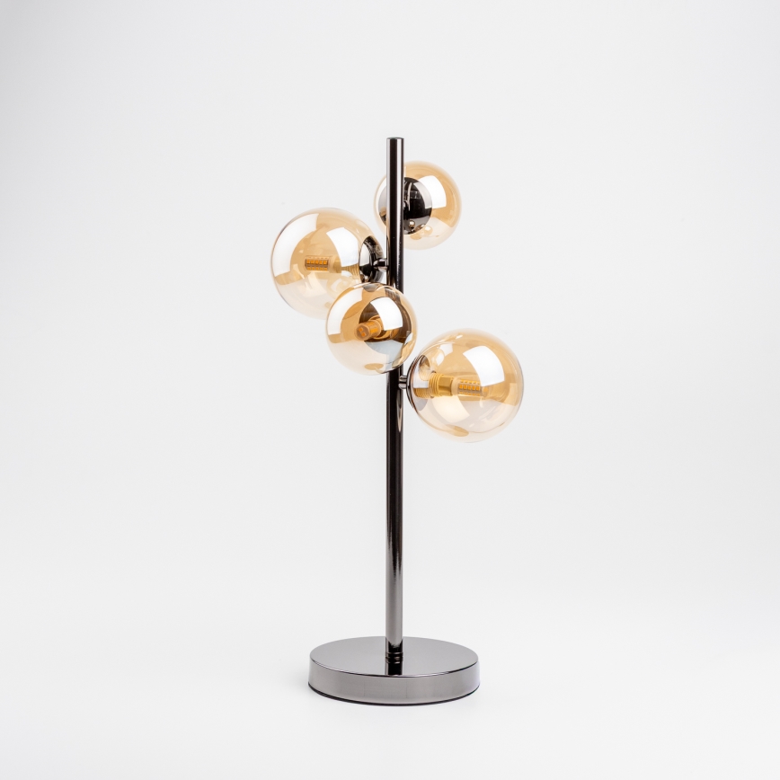 Brilagi - Светодиодная настольная лампа MILLA 4xG9/3W/230V блестящий хром/золотистый