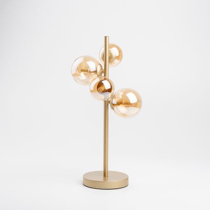 Brilagi - Светодиодная настольная лампа MILLA 4xG9/3W/230V золотистый