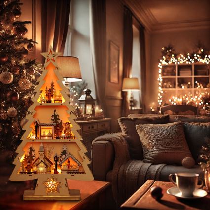 Brilagi - светодиодная новогодняя декорация (ёлка), питание от 3xAA