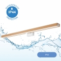 Brilagi - Светодиодная подсветка для зеркала в ванной комнате WOODY MIRROR LED/15W/230V 90 см IP44 дуб/белый