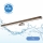 Brilagi - Светодиодная подсветка для зеркала в ванной комнате WOODY MIRROR LED/15W/230V 90 см IP44 дуб орех/блестящий хром