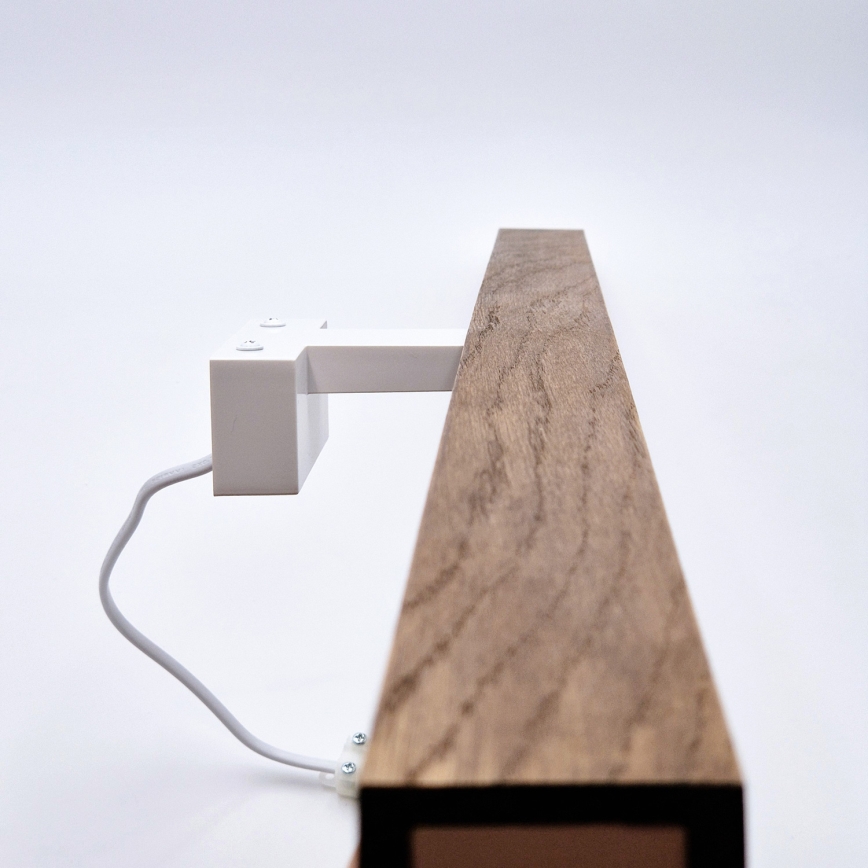 Brilagi - Светодиодная подсветка для зеркала в ванной комнате WOODY MIRROR LED/15W/230V 90 см IP44 дуб вишня/белый