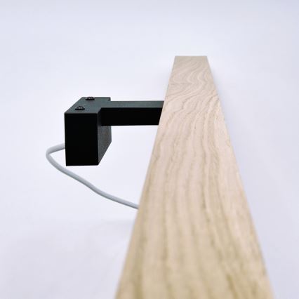 Brilagi - Светодиодная подсветка для зеркала в ванной комнате WOODY MIRROR LED/15W/230V 90 см IP44 дуб/черный
