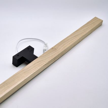 Brilagi - Светодиодная подсветка для зеркала в ванной комнате WOODY MIRROR LED/15W/230V 90 см IP44 дуб/черный