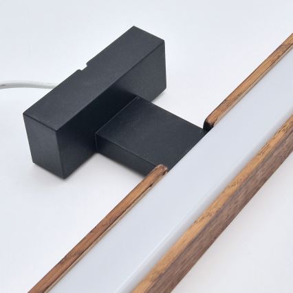 Brilagi - Светодиодная подсветка для зеркала в ванной комнате WOODY MIRROR LED/15W/230V 90 см IP44 дуб вишня/черный