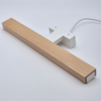 Brilagi - Светодиодная подсветка для зеркала в ванной комнате WOODY MIRROR LED/8W/230V 40 см IP44 дуб/белый
