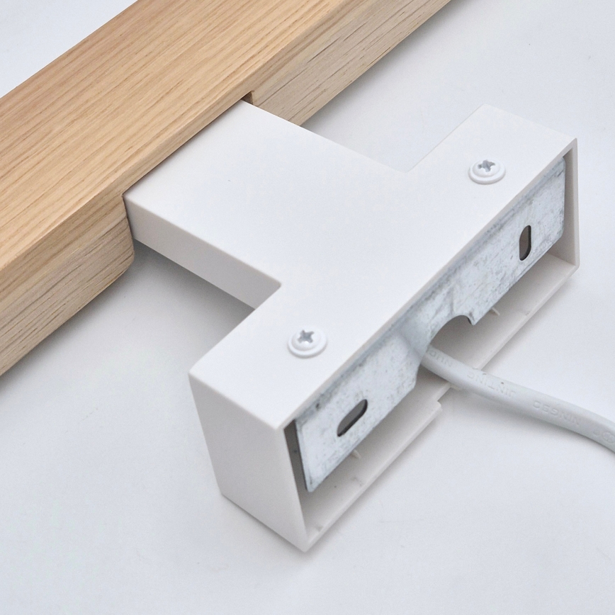 Brilagi - Светодиодная подсветка для зеркала в ванной комнате WOODY MIRROR LED/8W/230V 40 см IP44 дуб/белый