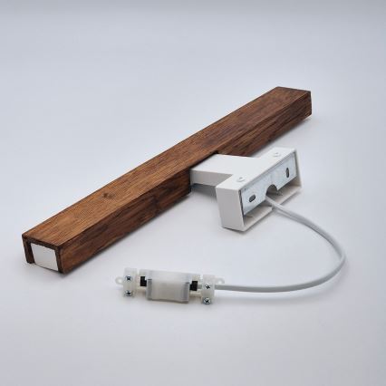 Brilagi - Светодиодная подсветка для зеркала в ванной комнате WOODY MIRROR LED/8W/230V 40 см IP44 дуб вишня/белый