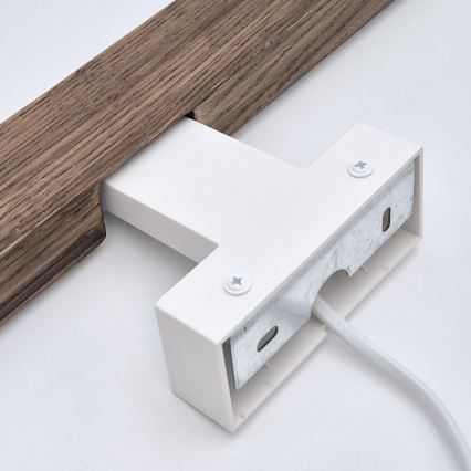 Brilagi - Светодиодная подсветка для зеркала в ванной комнате WOODY MIRROR LED/8W/230V 40 см IP44 дуб орех/белый