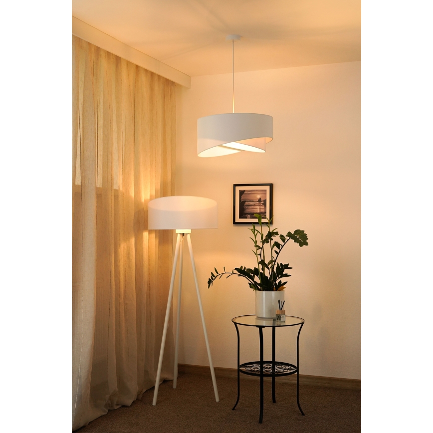 Brilagi - Светодиодная подвесная люстра LYRA 1xE27/15W/230V белый