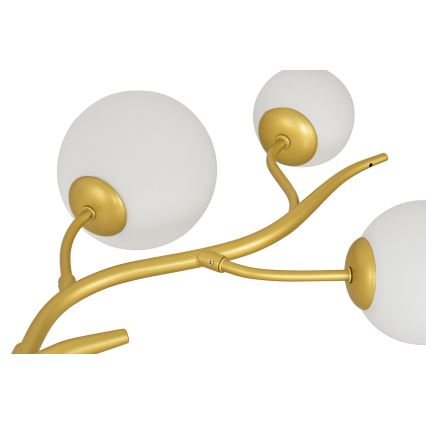 Brilagi - Светодиодная подвесная люстра MISTEL 6xG9/3W/230V золотистый/белый