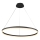 Brilagi - Светодиодная подвесная люстра с регулированием яркости CIRCLE LED/55W/230V 3000-6500K черный + дистанционное управление