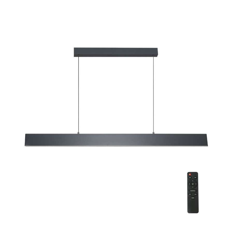 Brilagi - Светодиодная подвесная люстра с регулированием яркости SLIMLINE LED/40W/230V 3000-6000K антрацит + дистанционное управление