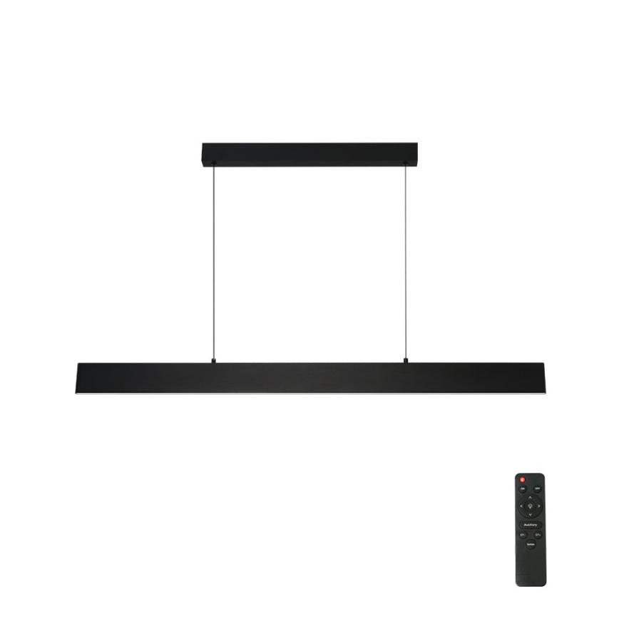 Brilagi - Светодиодная подвесная люстра с регулированием яркости SLIMLINE LED/40W/230V 3000-6000K черный + дистанционное управление