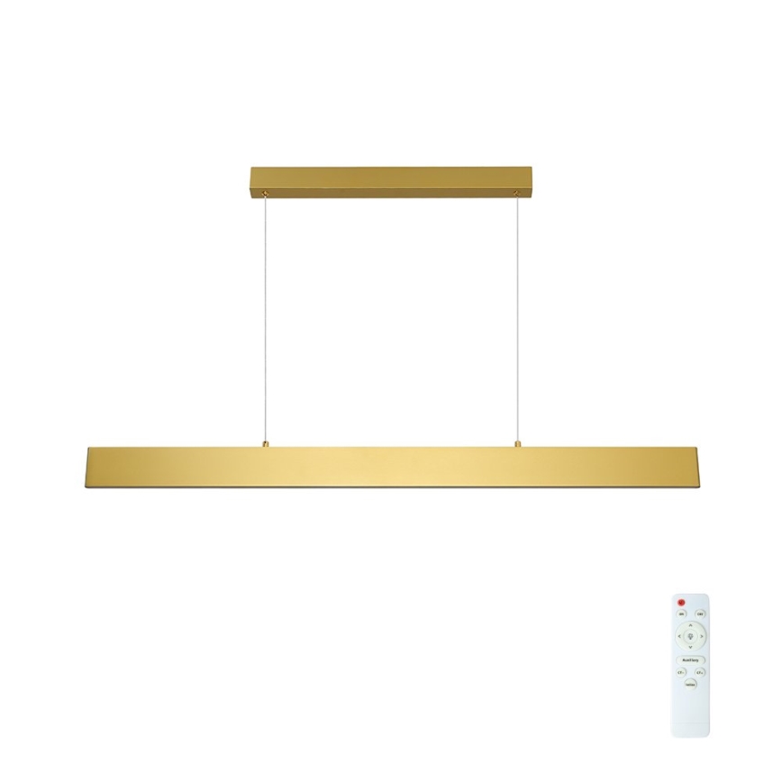 Brilagi - Светодиодная подвесная люстра с регулированием яркости SLIMLINE LED/40W/230V 3000-6000K золотистый + дистанционное управление