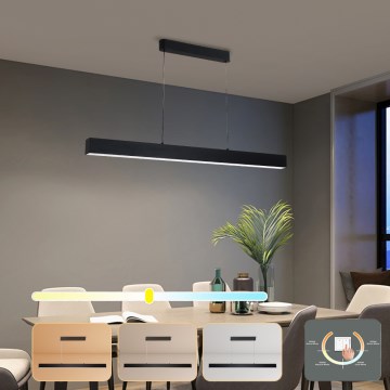 Brilagi - Светодиодная подвесная люстра SLEEKLINE LED/40W/230V 3000/4500/6000K черный