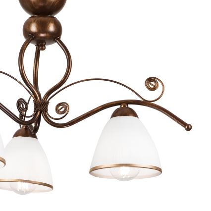 Brilagi - Светодиодная потолочная люстра ANTICO 3xE27/60W/230V бронзовая патина