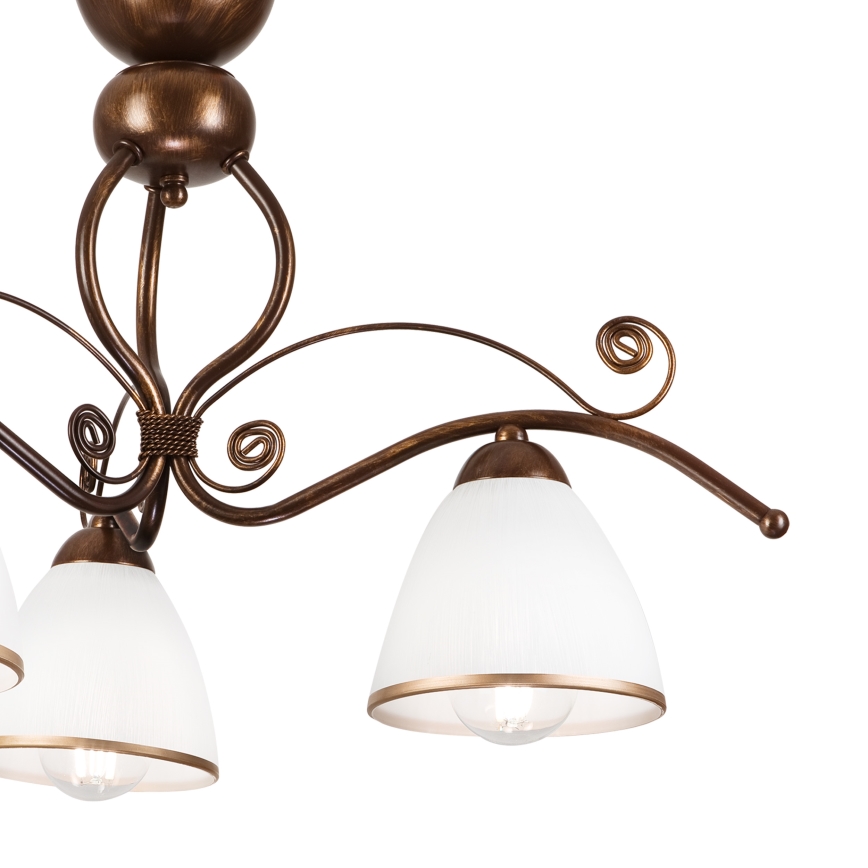 Brilagi - Светодиодная потолочная люстра ANTICO 3xE27/60W/230V бронзовая патина